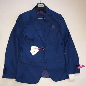 NWT Isaac Mizrahi Cobalt Blue Boys Suit Slim Fit | Boy Size 16